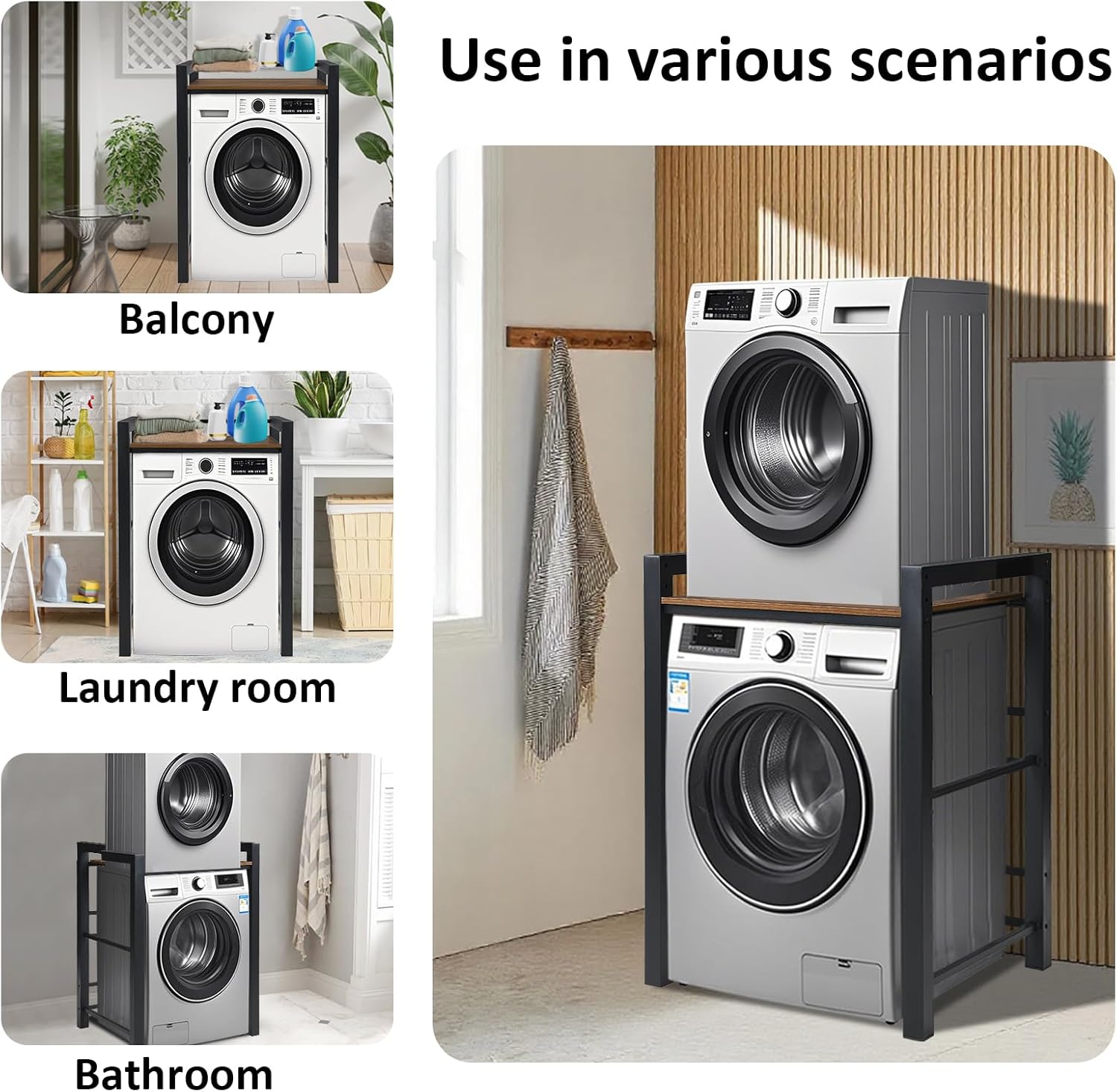 Washer Dryer Stacking Kit, Height Adjustable, 29