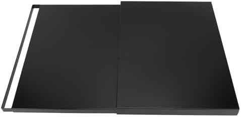 Denash Kitchen Countertop Pull Out Organizer, Carbon Steel Microwave Oven Sliding Tray, Drawer Push Pull Shelf Load Bearing 55.1lbs for Kitchen (Black)