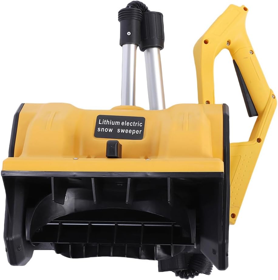 11 Inch Cordless Snow Shovel, 18V 5A Brushless Snow Pusher Battery Powered Foldable Snow Blower with Directional Plate, Ergonomic Handle for Yard Driveway