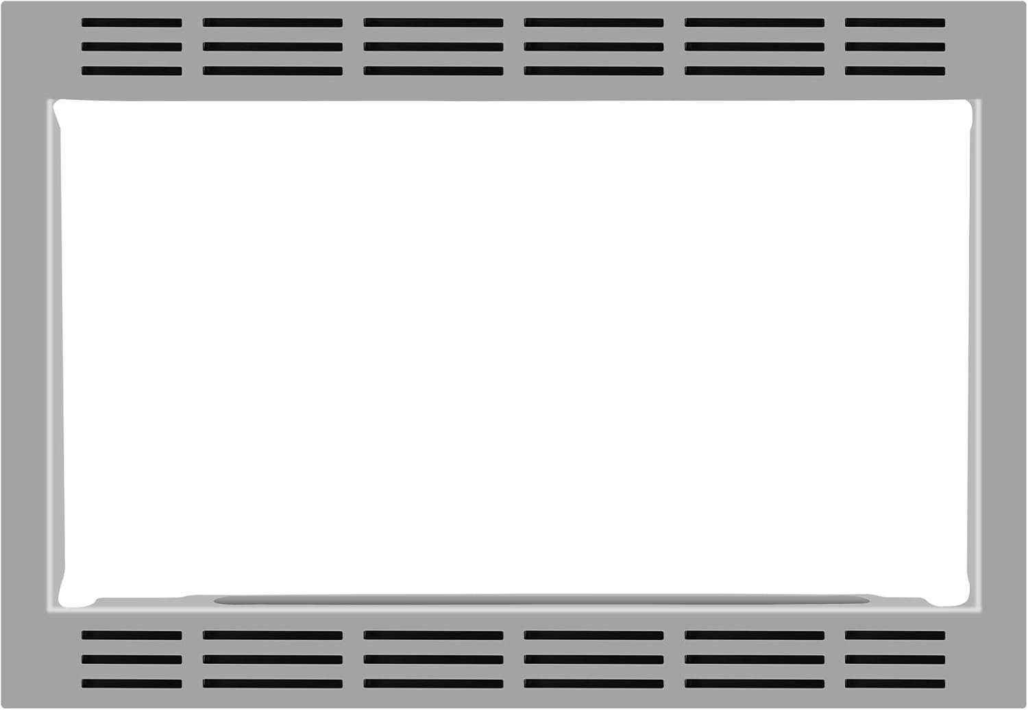 NN-TK922SS 27-inch Microwave Trim Kit Compatible with Panasonic Microwave Ovens, for 2.2 Cubic Feet Microwave Oven, Built-in Stainless Steel 27