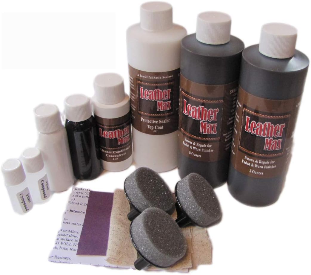 Blend It On Furniture Leather Max Complete Room/Large Sectional Kit/Leather Repair & Refinish/The Only Repair Refinish You Will Ever Need (Sand)