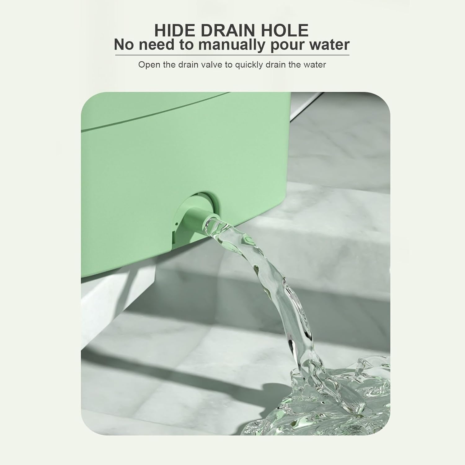 WHYATT Portable Washing Machine, 4.5L,Foldable Washing Machine Suitable Underwear, Sock, Baby Clothes, Travel, Camping