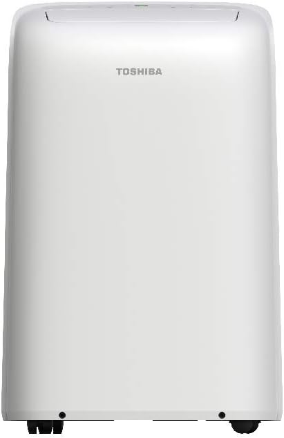 Toshiba PD0811CRU, 8,000 BTU, 6,000 SACC 115-Volt Portable Air Conditioner and Dehumidifier with Remote (Renewed)