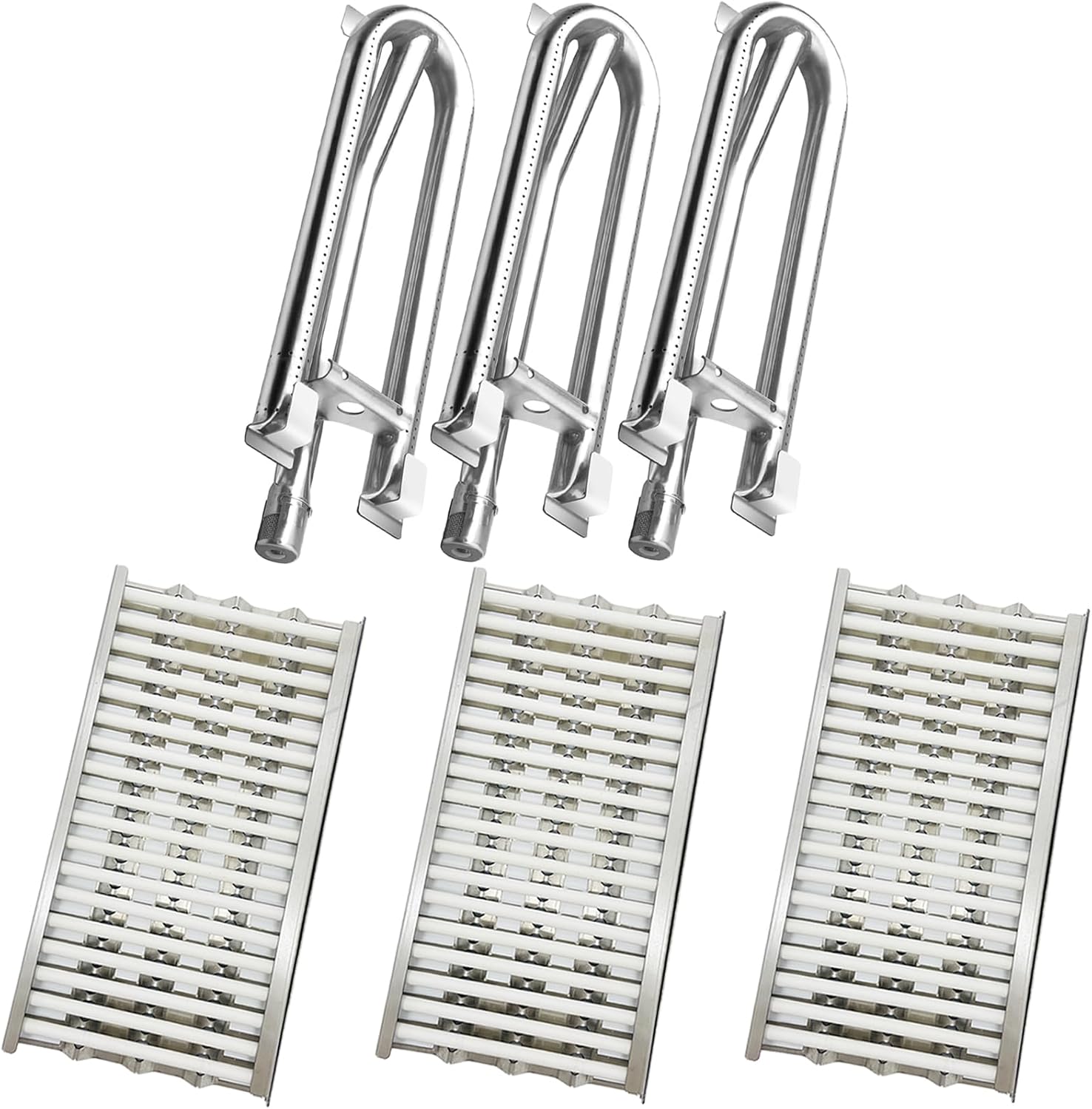 Complete Set of Radiant Trays 3Pack Heat Plate and Burner Replacement Parts for DCS 27