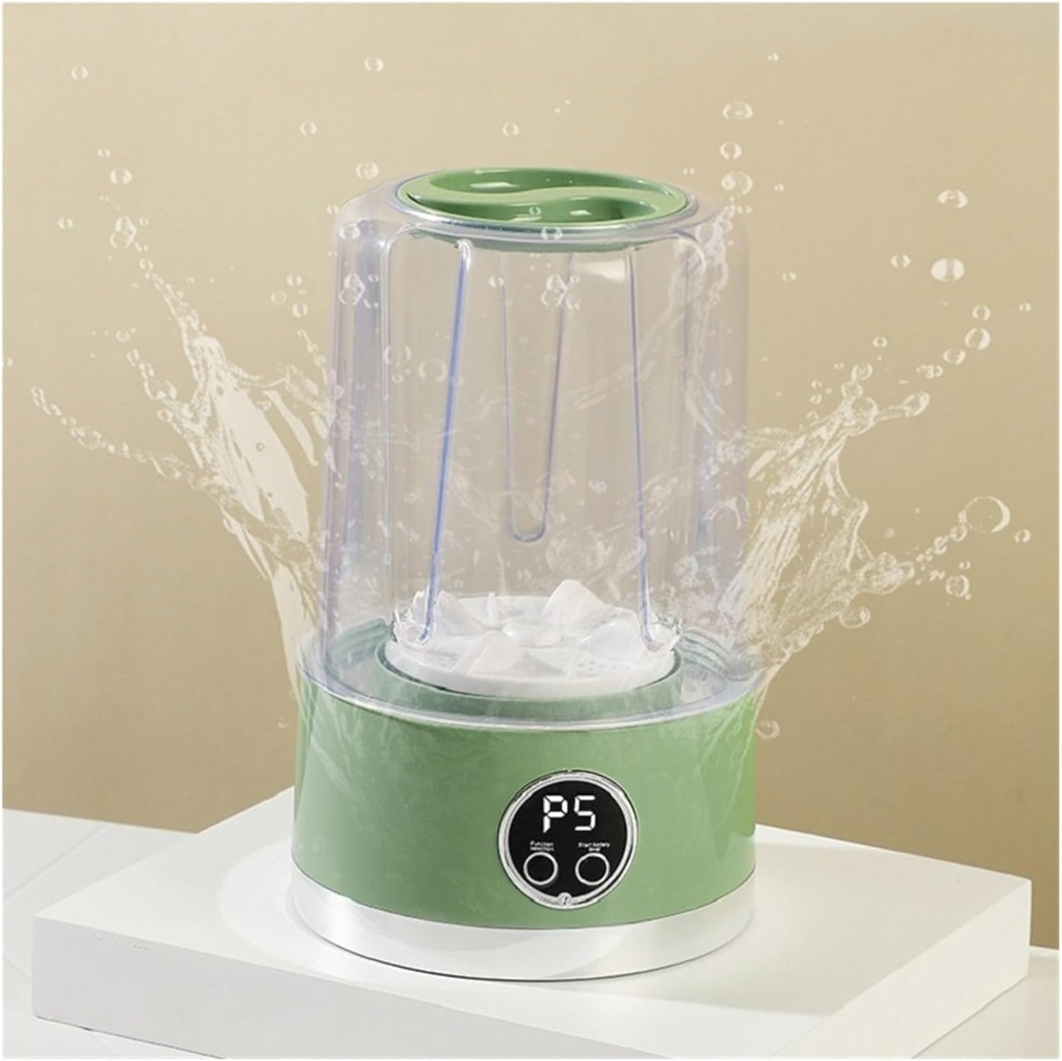 Mini Rechargeable Washing Machine Underwear Travel Portable Small Socks Washing Machine Dehydratable Portable Laundry Bucket,for Travel,Camping, RV & Dorms