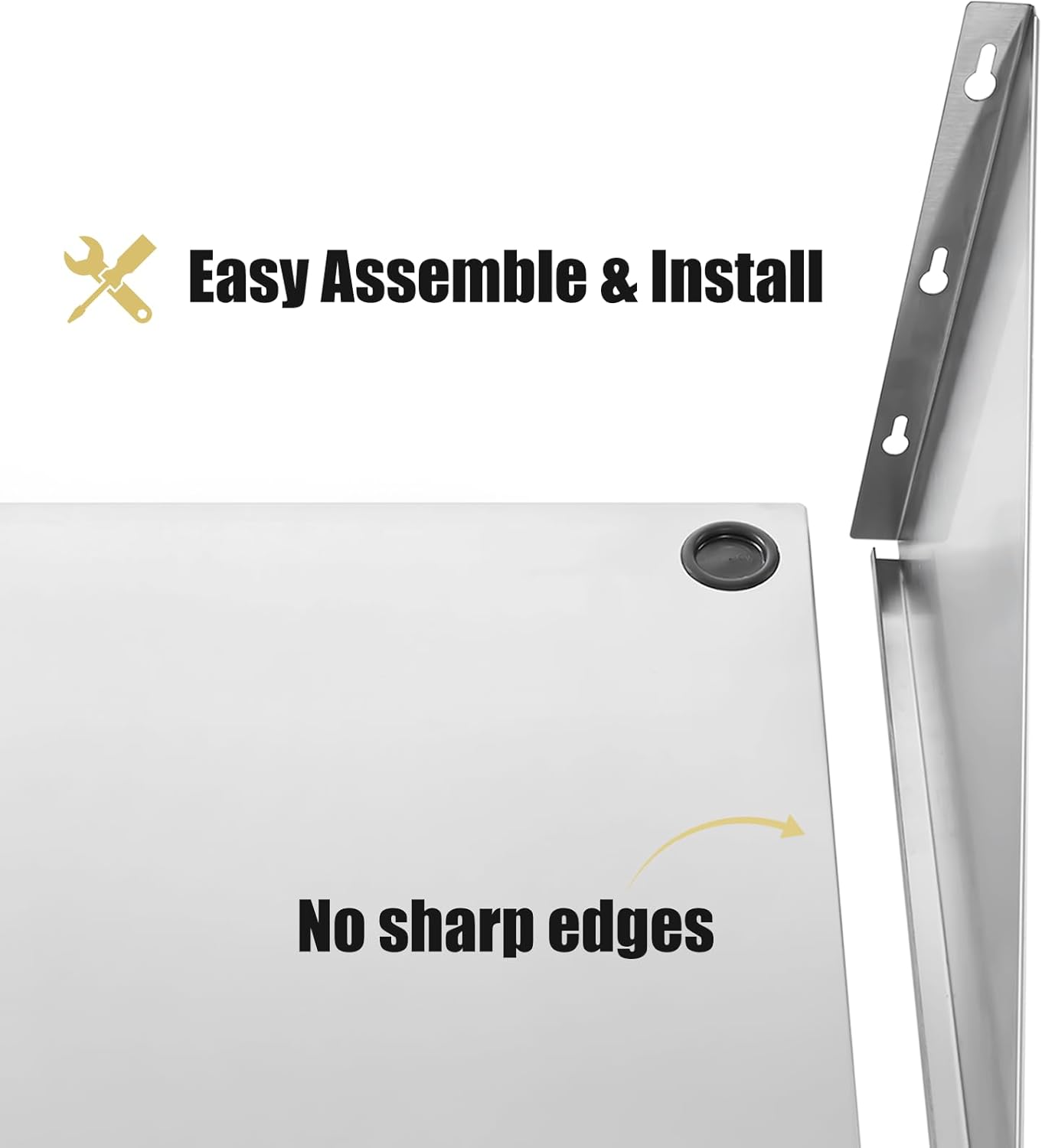 Hally Stainless Steel Microwave Shelf 18