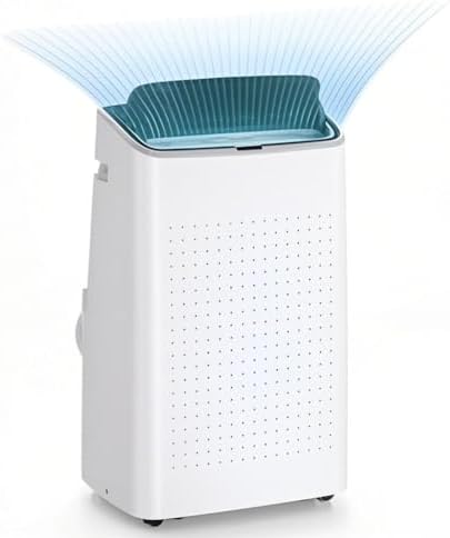 14,000 BTU Portable Air Conditioner, 3-In-1 Free Standing AC With Remote Control, Window Vent Kit, 3 Fan Speeds, 24H Timer, Garage Cooling System, Smart Home Integration
