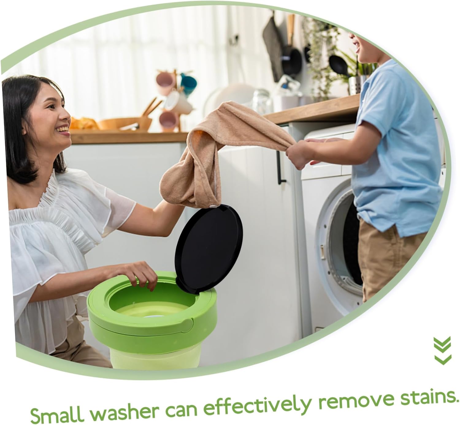 Mini Washing Machine Portable Laundry Machine High-speed Rotation Sturdy for Camping