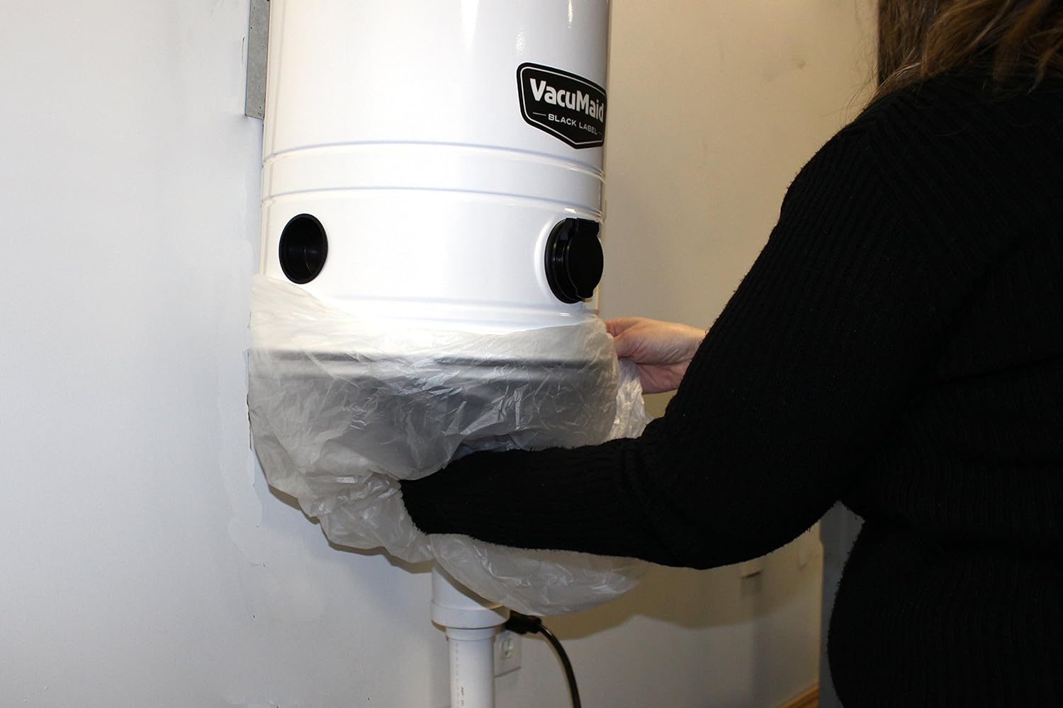 VacuMaid BL54 Black Label Permanent Inverted Bag Central Vacuum for Homes up to 10,000 sq. ft.