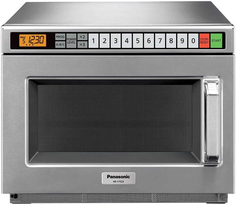 Panasonic 1700W Digital Commercial Microwave Oven, 208/240V, 0.6 ft