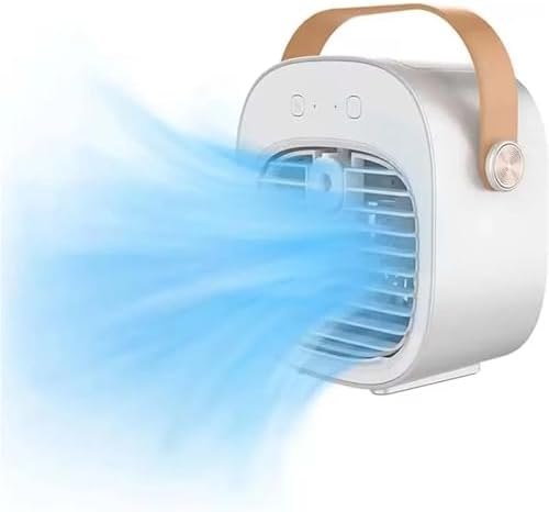 Portable Air Conditioner, Desktop Electric Water Air Cooler Cooling Fan Usb Rechargeable Air Cooling,Desktop Fan for Home Outdoors