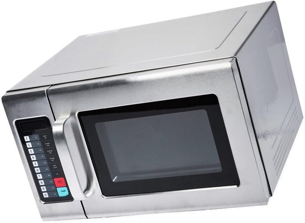 Microwave Special Offer Stainless Steel Commercial Microwave with Push Button Control - 120V, 1200W Now on Sale Price (Stainless Steel, 1.2 cu. ft 1200W)