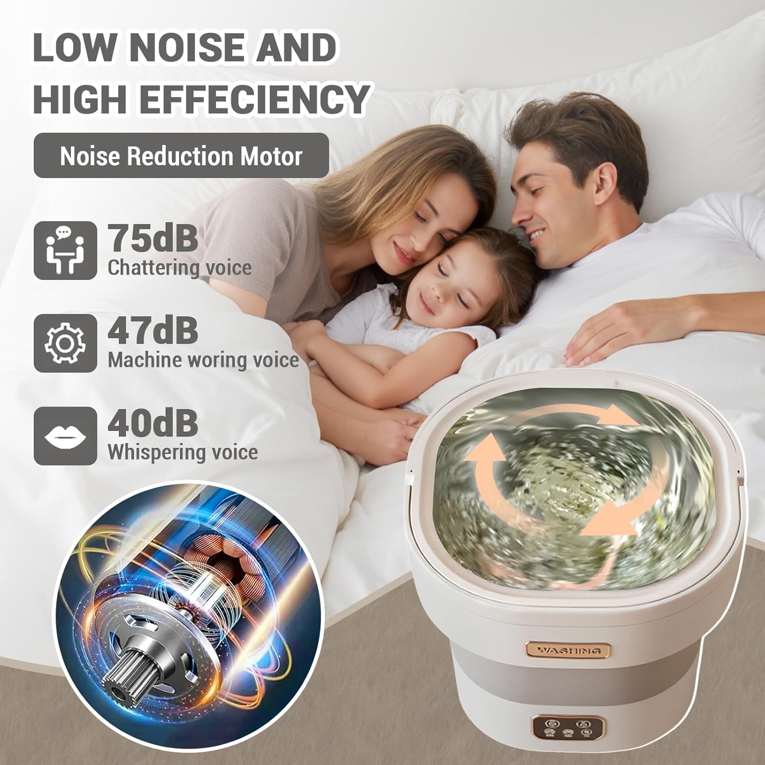 Mini Washing Machine and Dryer,12l Foldable Mini Washer for Underwear, Upgraded Collapsible Washing Machine for Baby Clothes Socks Apartment