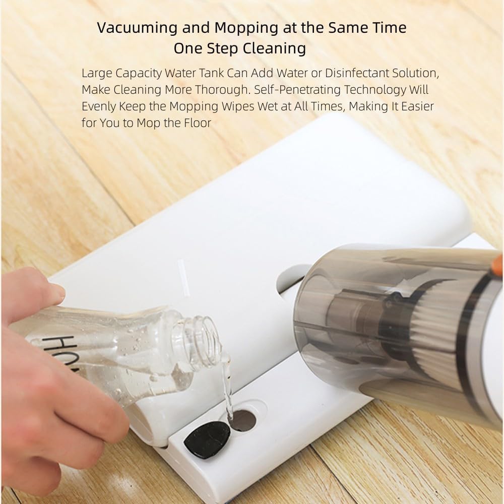 Corded Stick Vacuum Cleaner and Mop in One, Mop Vacuum Combo, 18000pa Suction Lightweight Powerful Upright Vacuum Cleaner and Mopping, Household Wet Dry Vacuum Cleaners for Home Hard Floor Pet Hairs