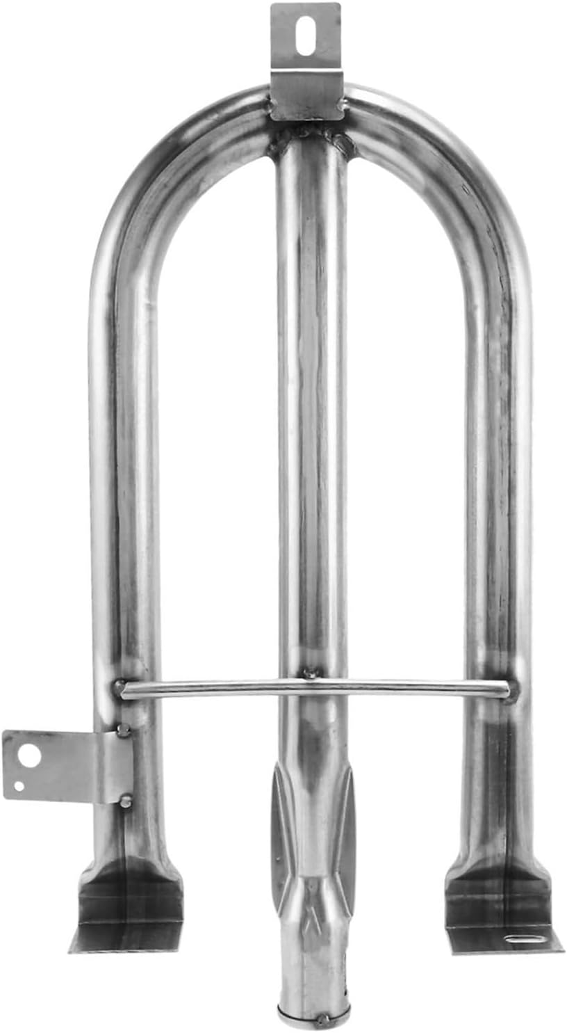 Stainless Steel BBQ Grill Replacement Gas Burner Tube, 304 Stainless Steel U Shaped Burner Tube Applicable to BBQ Grills, 33 x 13cm, 30000 BTU