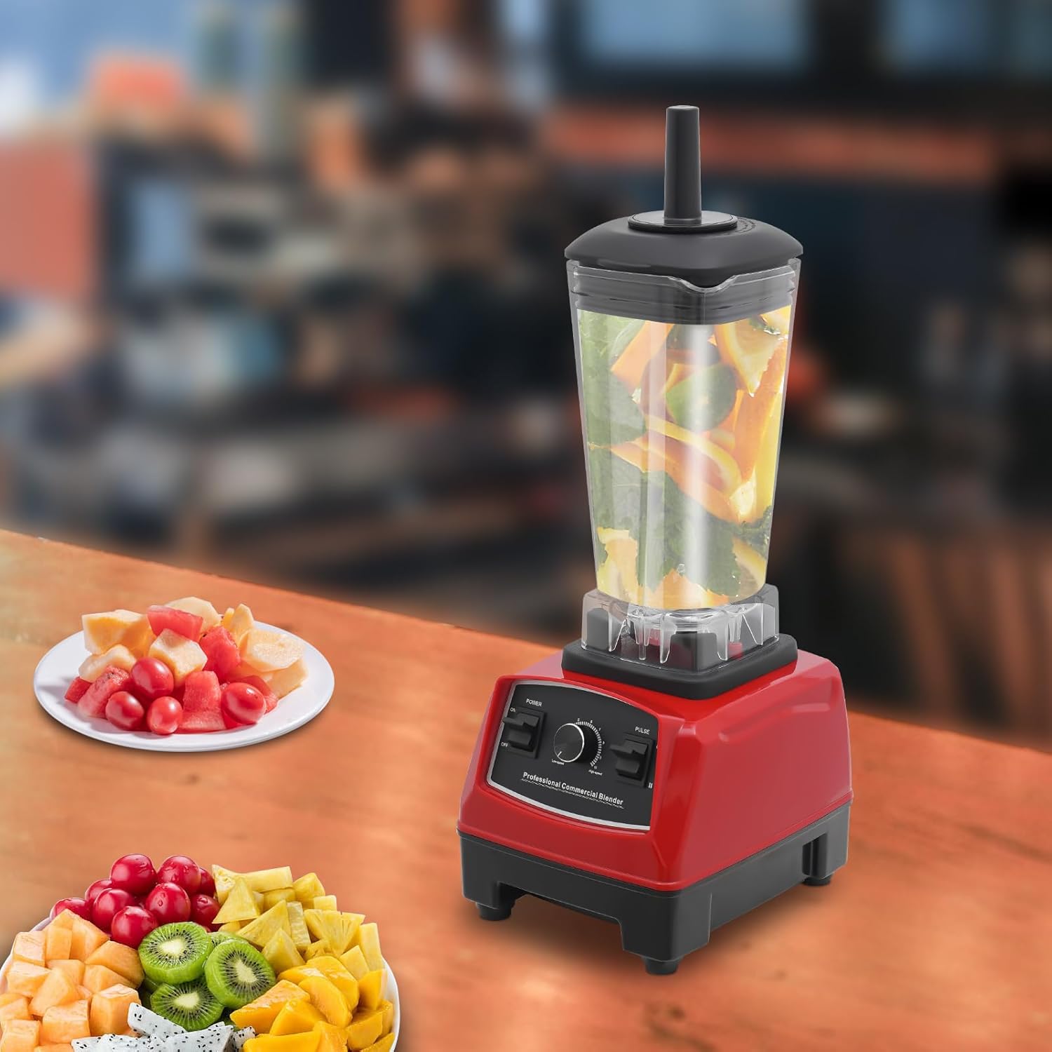 2200W Commercial Smoothie Blender,Countertop Blender with 2L Capacity,10-Speed Control, for Ice Crushing,Milkshakes, Smoothies, Sauces, Ice Creams, Fresh juices,for domestic and Commercial Use.