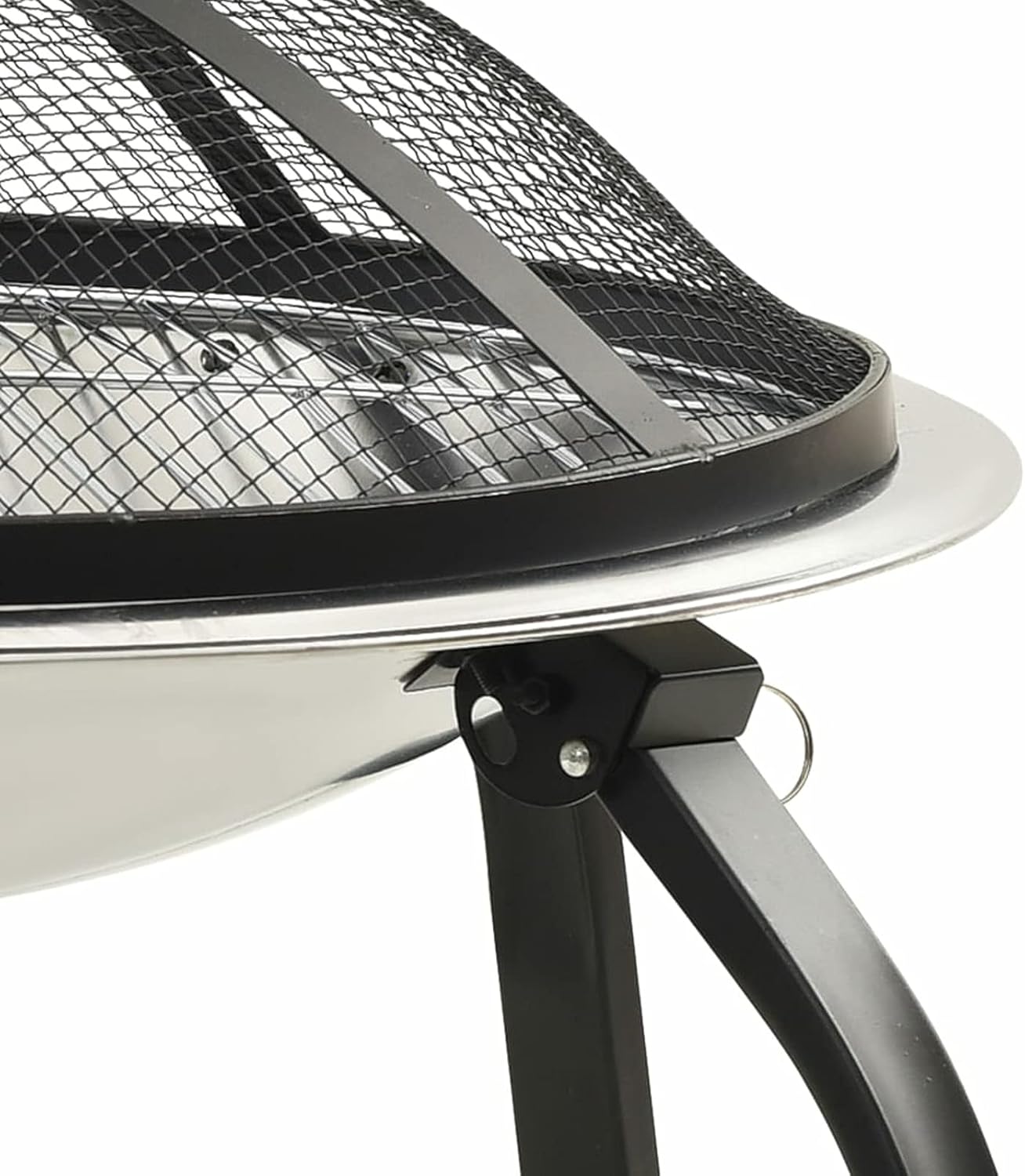 Fire Pits & Outdoor Fireplaces 2-in-1 Fire Pit and BBQ with Poker 22