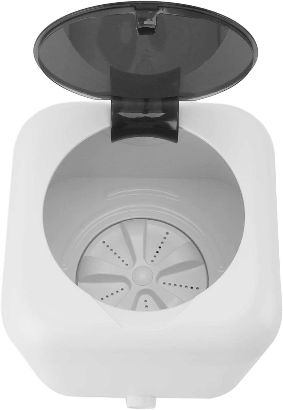 Mini Washing Machine, 5 10 20min Timing Mini Compact Washing Machine 5V PP Top Loading for Home (White)