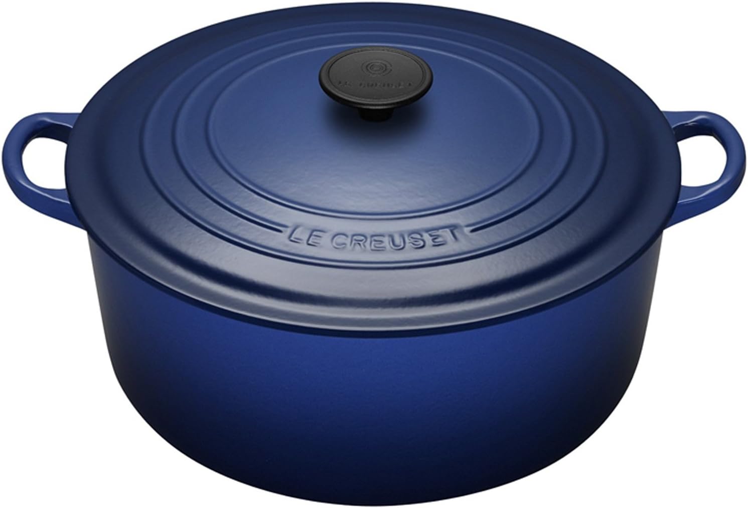 Le Creuset Enameled Cast-Iron 7-1/4-Quart Round French Oven, Cobalt Blue