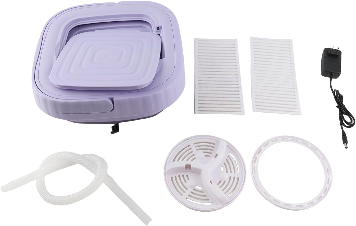 Portable Washing Machine, 11L Automatic Folding Mini Washer with 3 Modes Deep of Underwear, Socks, Foldable Small Washing Machine for Apartments, Dorm, Camping, RV, (US Plug)