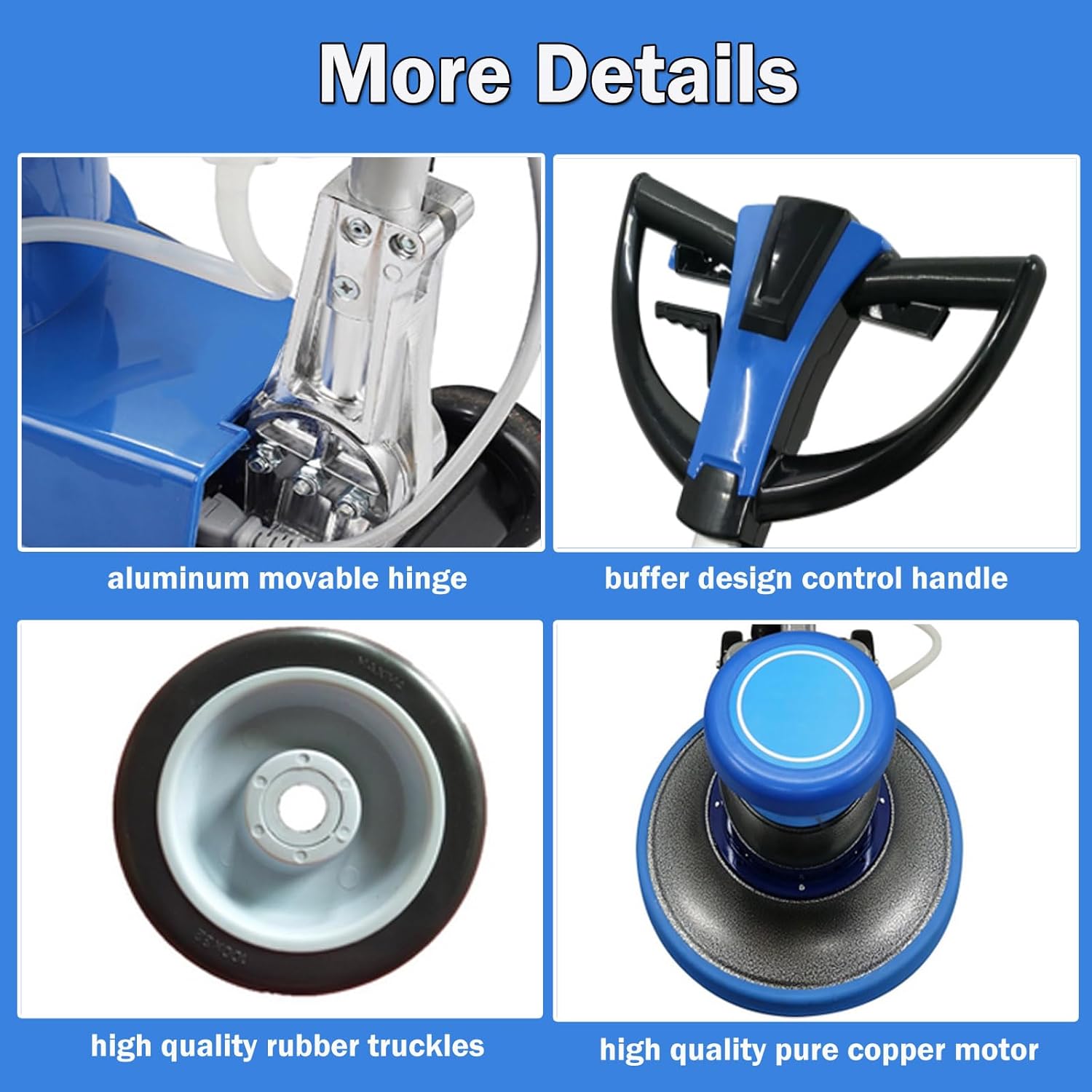 INTSUPERMAI Commercial Floor Buffer Industrial Floor Polisher Buffer Machine 17