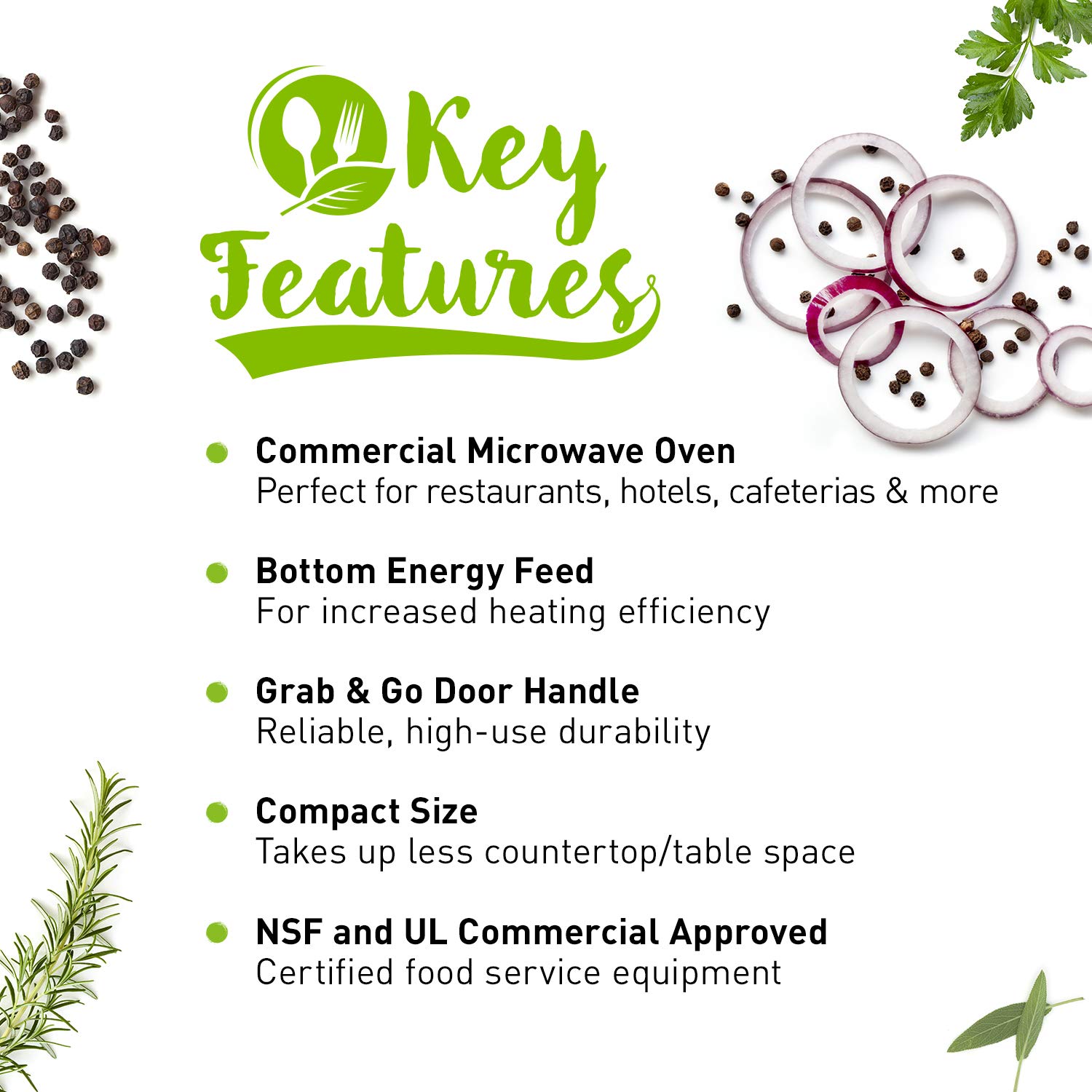 Panasonic 1000W Commercial Microwave Oven With Nordic Ware Deluxe Plate Cover