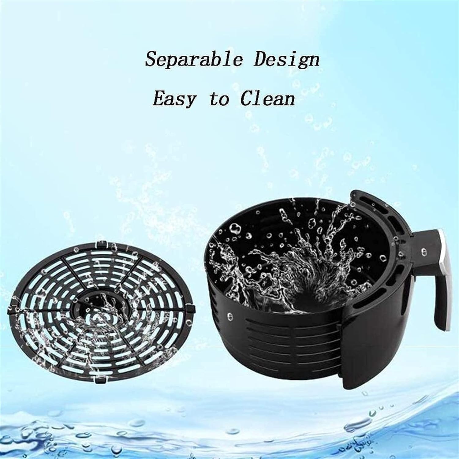 oven mini oven air fryer oven Small Air Fryer, Air Fryer for Home Use 4.5L French Household Multifunctional Oil Free Oveny Low Fat Cooking Double Knob Temperature Time Control Small Air Fryer Oven,