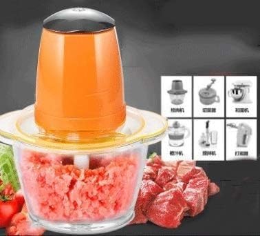 220V 1.5L Household Multifunction Electric Meat Grinder Glass Food Blender Meat Fruit Vegetable Mincer Stainless Steel Blade