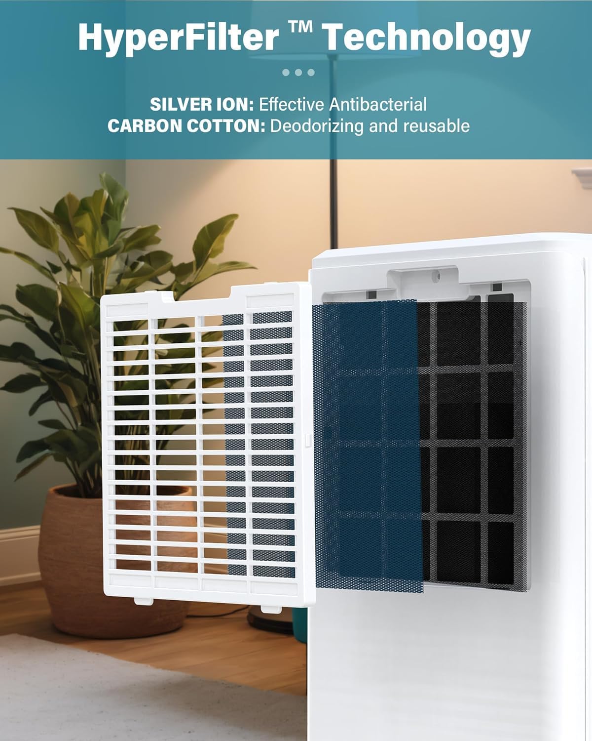 Portable Air Conditioner with Cooling and Dehumidification Capacity,8000BTU Portable AC Suitable for 350 Sq.Ft Air Cooler with a Remote Control Function Easy Movement