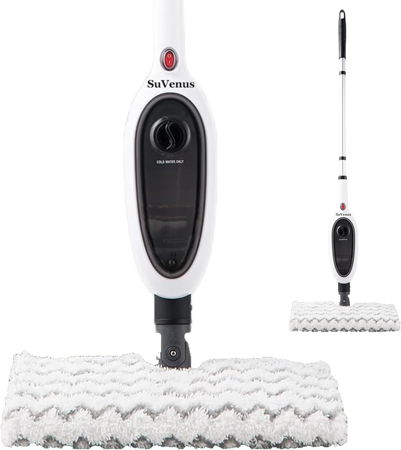 SuVenus Steam Mop for Floor Cleaning Floor Steamer with 2 Mop Pads