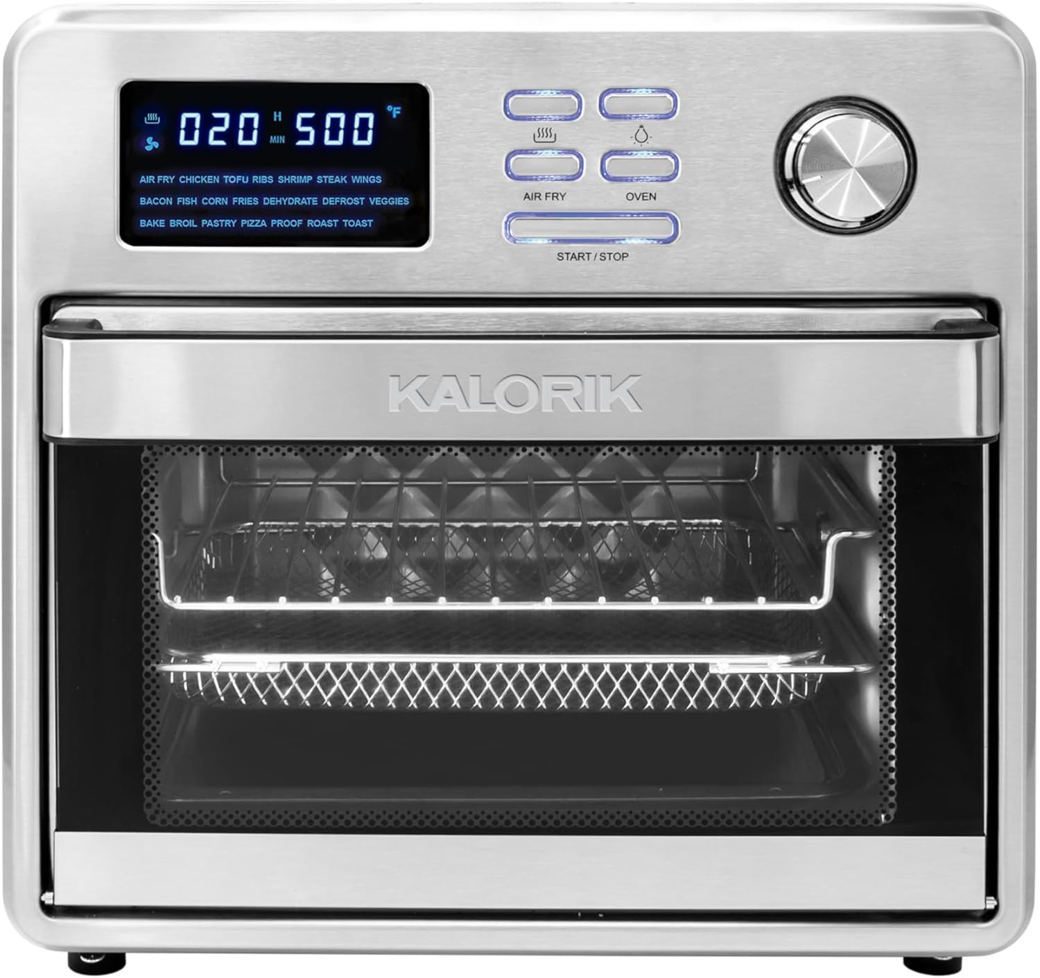 Kalorik MAXX 16 Quart Digital Air Fryer Oven, in Stainless Steel (AFO 47797 SS)