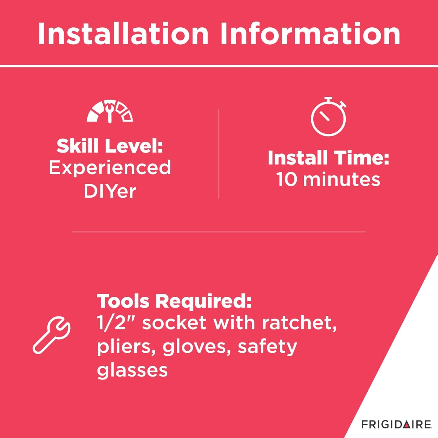 Frigidaire 131605901 Agitator for Washer/Dryer Laundry Centers, White