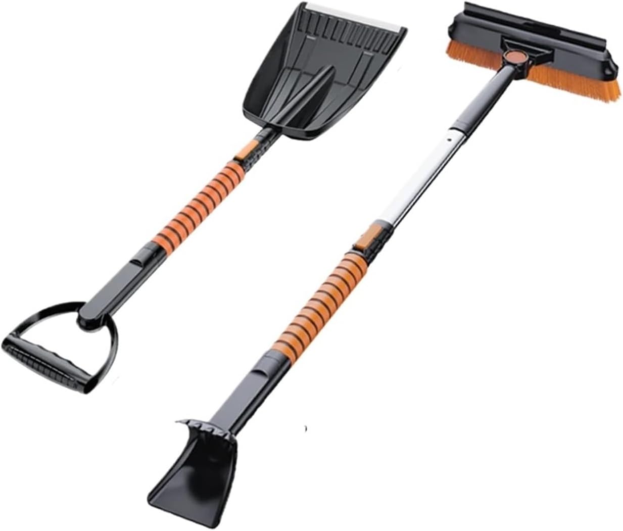 1 Set Retractable Car Snow and Ice Removal Brush and Shovel Tool - Winter Glass Cleaner Accessories(5 in 1 type)