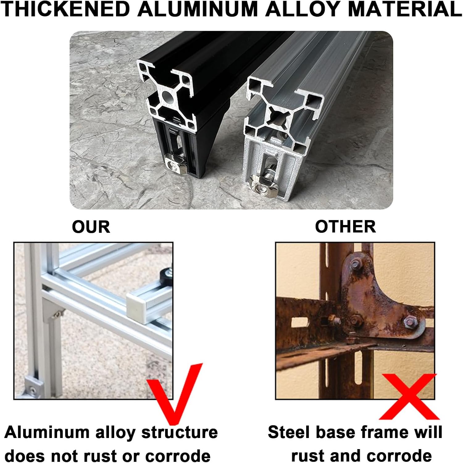 Three Levels Ground Stand for Mini Split Air Conditioners Heat Pump System, Heavy Duty Condenser Stand, Ductless Mini Split Bracket for 9,000-18,000 BTU ( Size : 90x50x150cm )