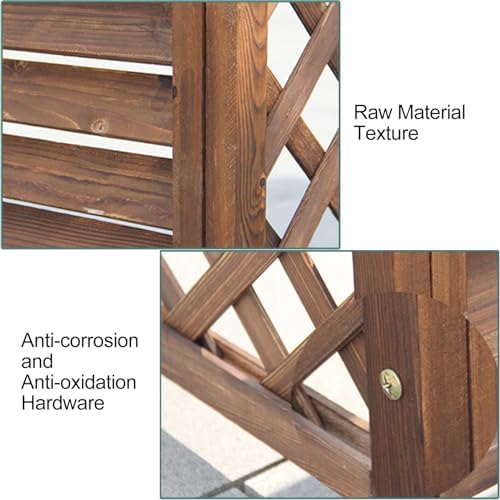 Air Conditioner Cover Wood Ac Covers for Outside Decorative Ac Unit Cover Air Conditioner Covers for Outside Heat Pump Cover HVAC Cover Svart