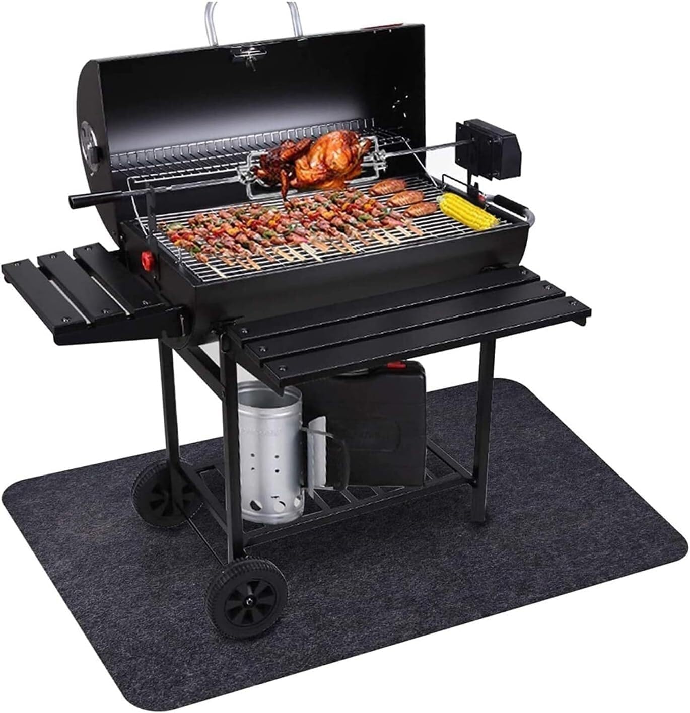 Home Charcoal Barbecue Oven Villa Courtyard Oven Large Outdoor Grill Without Smoke