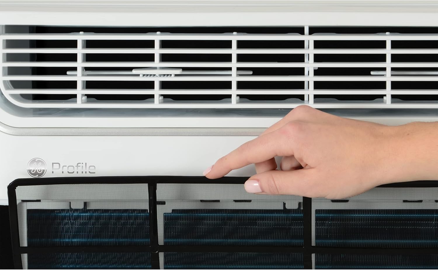 GE Profile Inverter Window Air Conditioner Unit 12,000 BTU with Energy Efficient AC Cooling up to 550 sq ft., Ultra Quiet, SMART Home Capable, Includes Remote and Install Kit, White