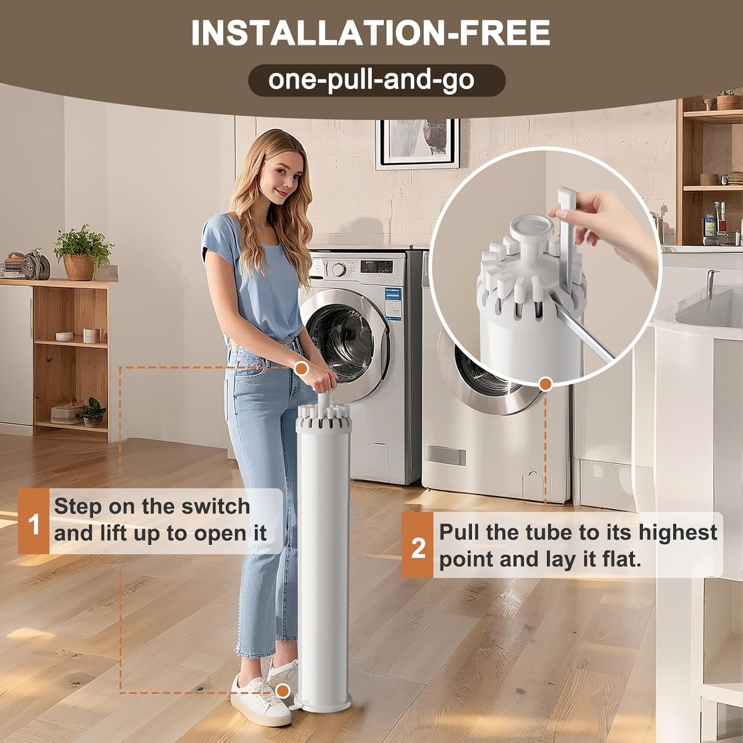 Drying Rack Clothing, Collapsible Drying Racks for Laundry, Portable Drying Rack, Indoor Clothes Drying Rack with 16 Adjustable Aluminum Poles, Clothing Dry Rack for Outdoor, Laundry Room, Indoor.