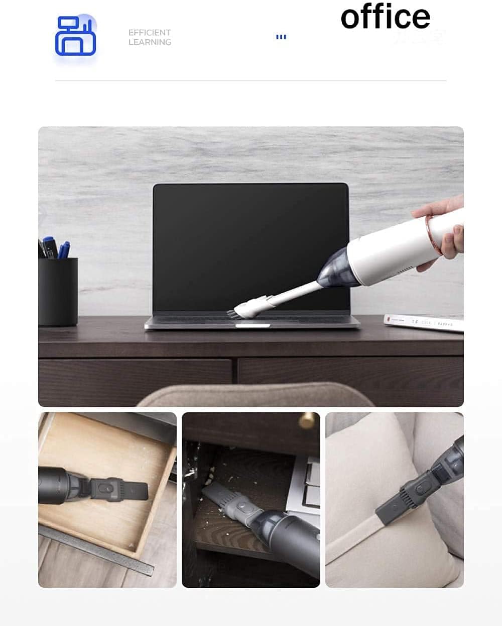 12v Vacuum Cleaner Cordless Car Vacuum Cleaner for Car Interior Care 5500PA Strong Suction Vacuum for Car WetDry Vacuum Cleaner Portable Handheld with Carry (Cordless)