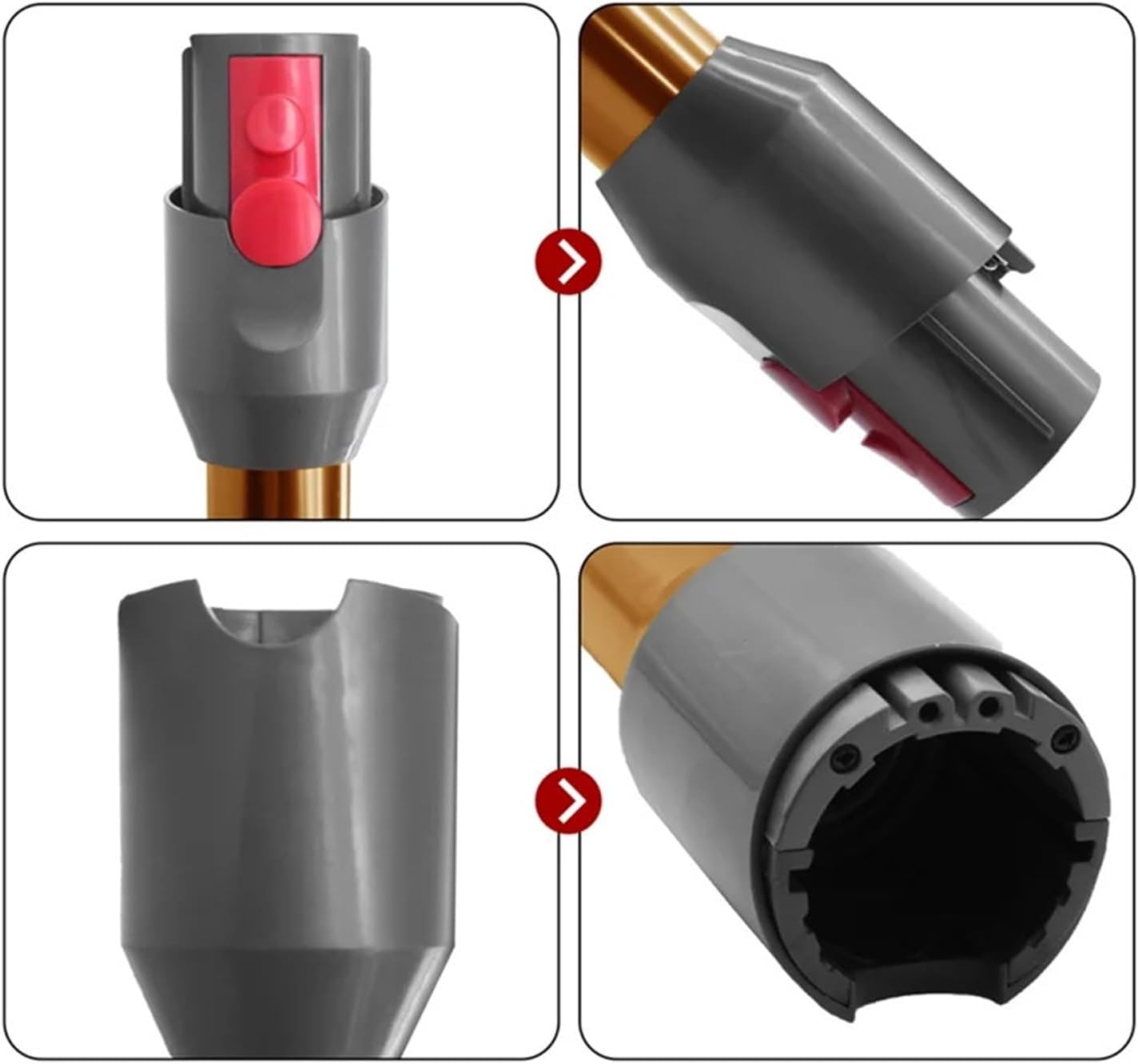 Extension Rod ，Compatible for Dyson， V12 /V10 Digital Slim Vacuum Quick Release Straight Pipe Bar Handheld Straight Tube Parts