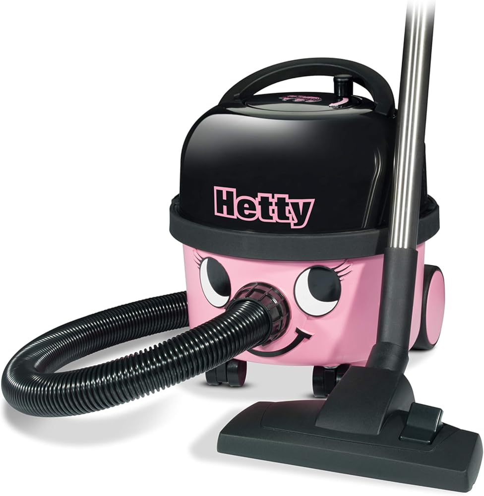 Numatic Het.160-11 Hetty Compact Vacuum Cleaner, 620 W - Pink/Black