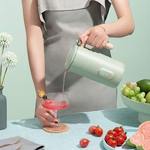 Soymilk Maker Machine Electric Juicer Blender Automatic Heatable Soya-Bean Milk Rice Paste Maker Free-filter(Gray)