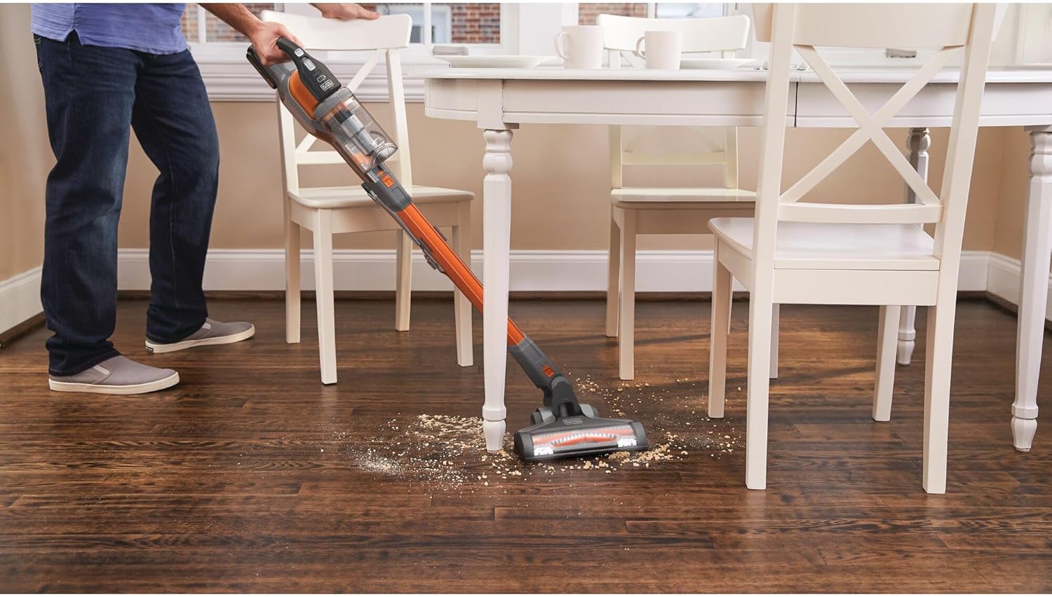 BLACK+DECKER POWERSERIES Extreme Cordless Stick Vacuum Cleaner with Removable 20V MAX Battery and Vacuum Accessories (BSV2020)