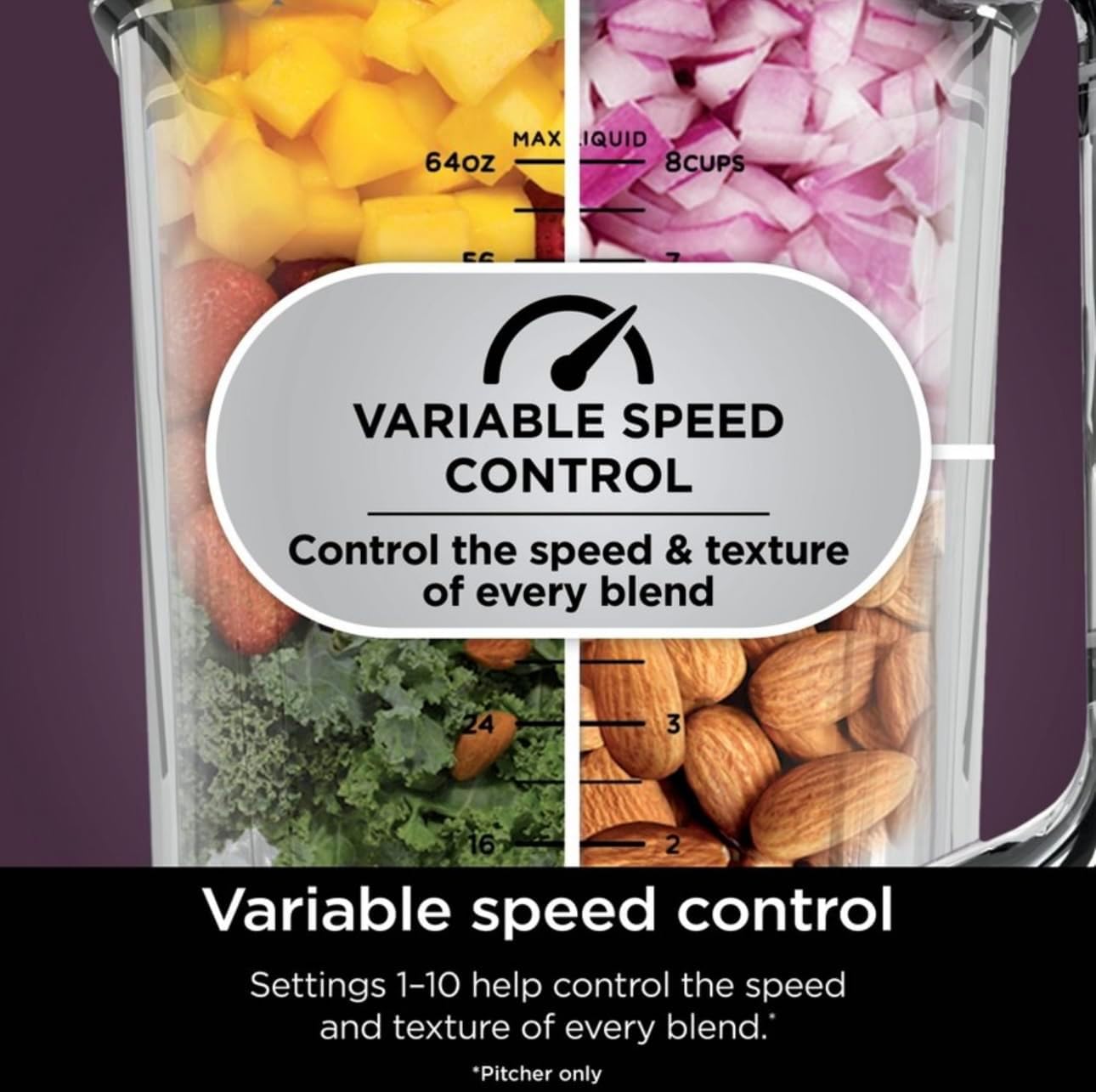 Ninja Detect Kitchen System Power Blender + Processor Pro, Blend Sense Technology, Blender, Chopping and Smoothies, 1800 W, 72 oz Pitcher, 64 oz Food Processor, 24 oz To-Go Cup, Black (model TB 401)