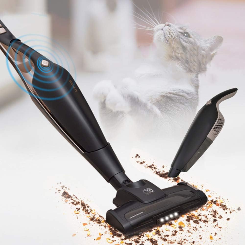 Handheld Vacuum Clean,Upright Vacuum Cleaner Cordless Vacuum Cleaner, 2 in 1 Handheld Stick Vacuum, Foldable Body, Up to 40 Minutes Runtime, Motorised Floor Brush, Charging Base