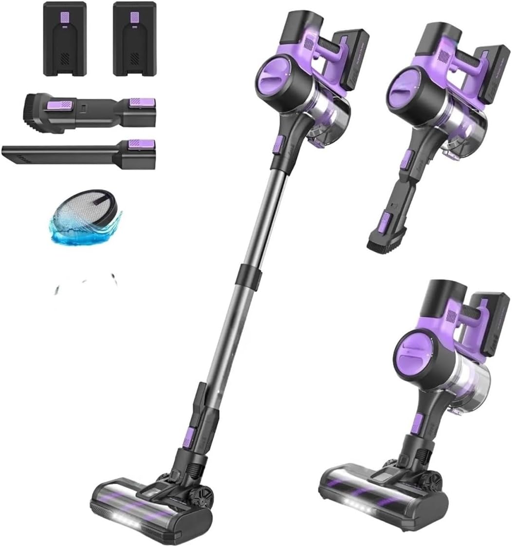 26Kpa 350W Stick Cordless Vacuum Cleaner 3-Speed Power Model for Hardwood Floor Compatible with INSE S10P