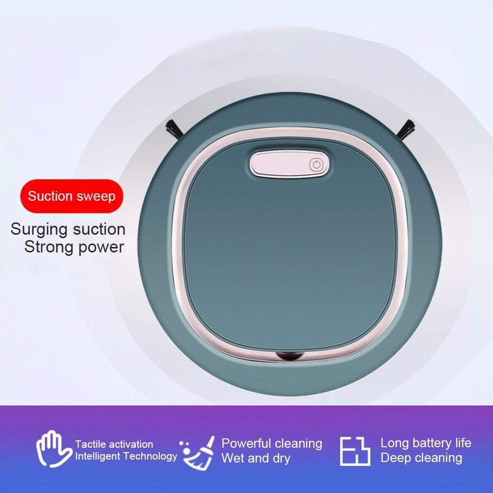 Smart Vacuum Cleaner, 3 in 1 Sweeping Robot Smart Home Electric Sweeper Cleaning Vacuum Cleaner (Green)