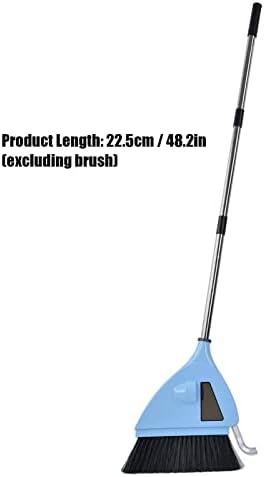 2-in-1 Sweeper with Built in Vacuum, Vacuum Sweeper USB Charging Cordless Vacuum Broom Cleaner for Household Bedroom