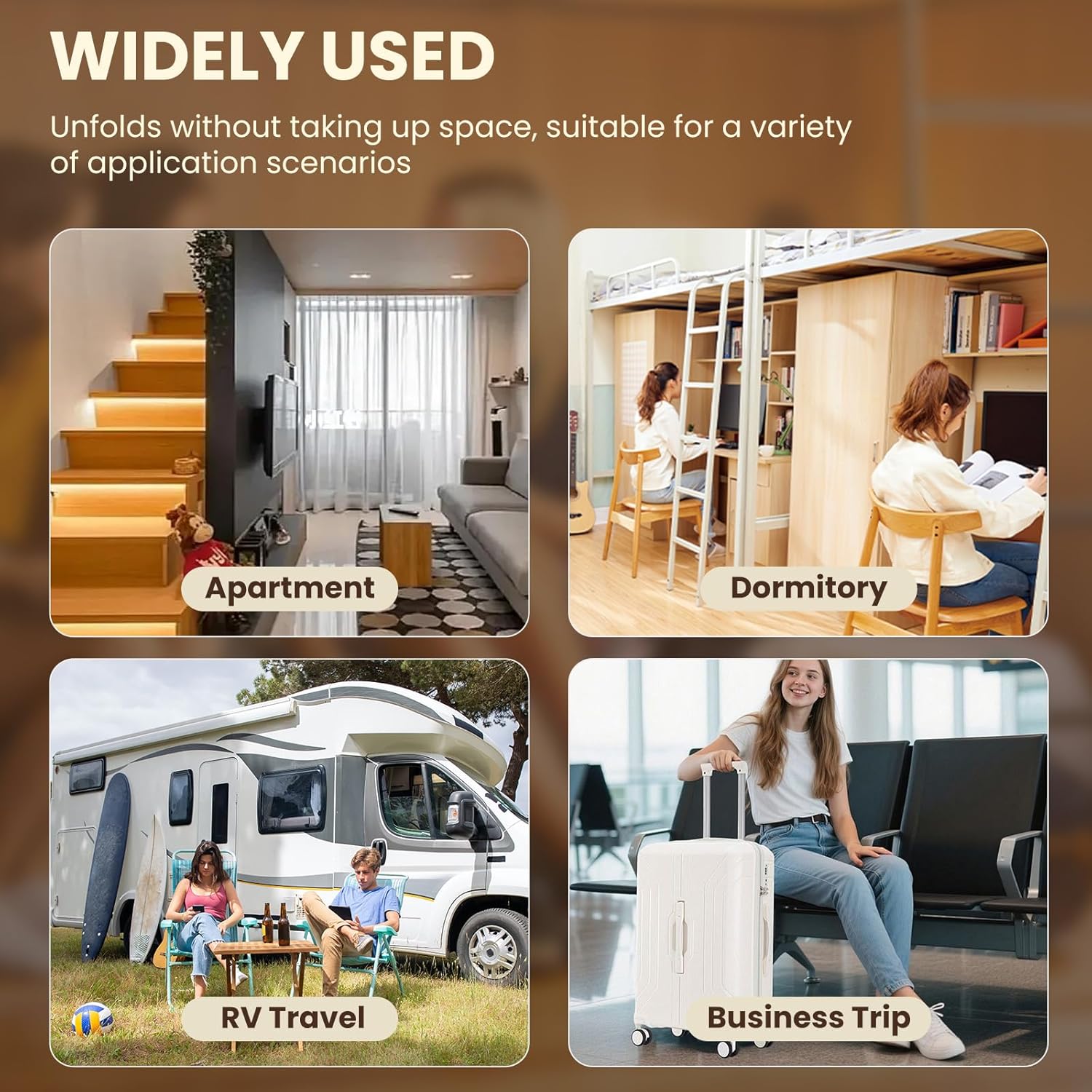 Portable Clothes Dryer, Mini Clothes Dryer, Electric Clothes Dryer, Small Compact Foldable Quick Dryer with Adjustable Timer for Apartment, RV, Travel, Home, Dorms, Includes Dry Bag and Remote Control