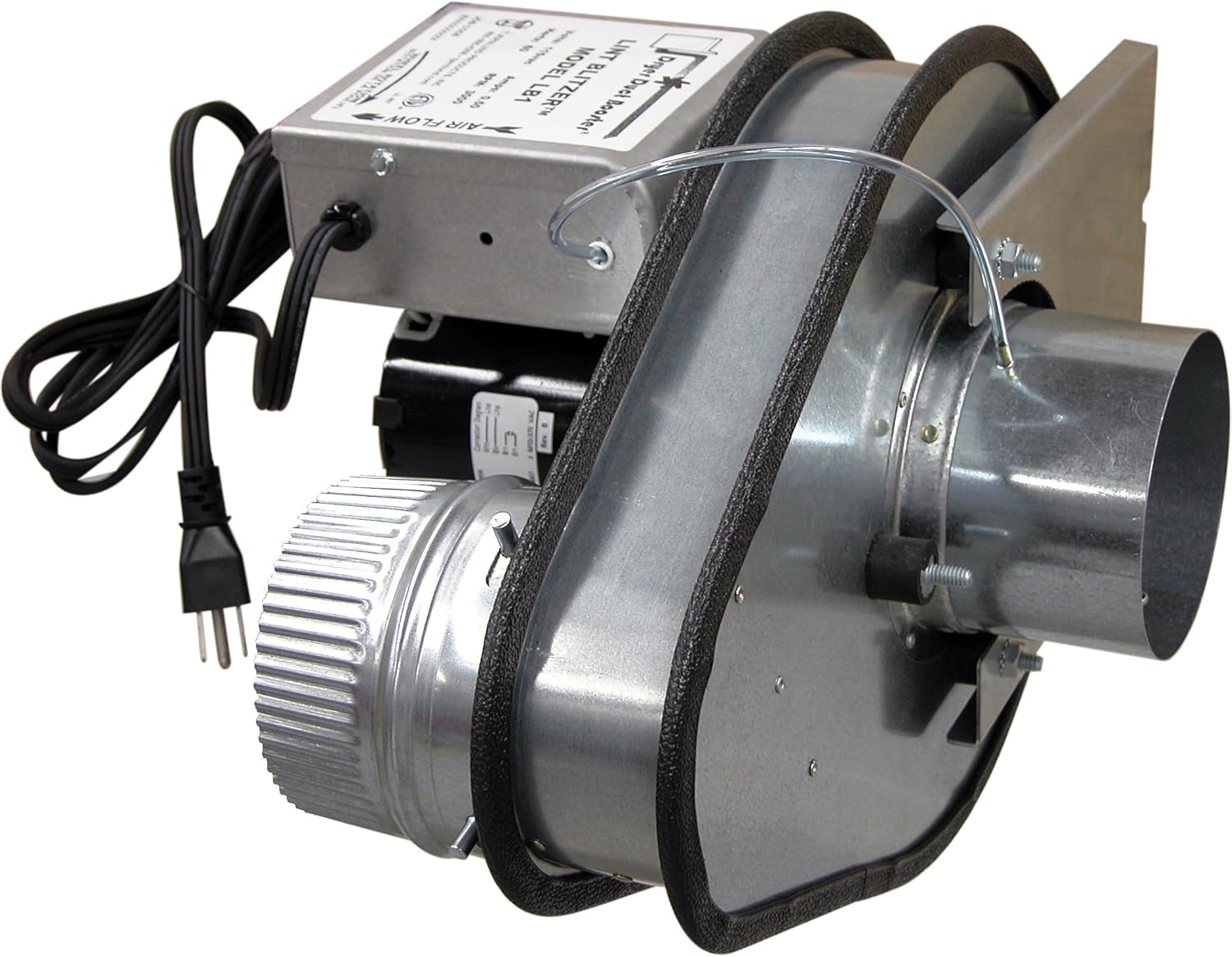 Tjernlund LB2 No-Clog, Zero Maintenance DEDPV Dryer Duct Booster Fan with Automatic Activation